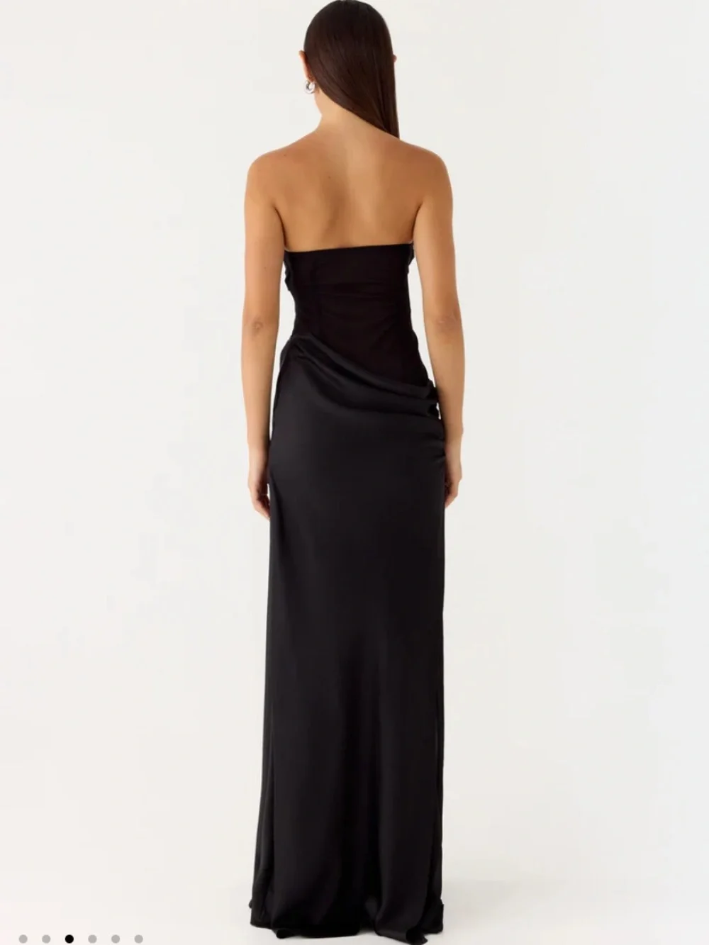 Peppermayo NWT Champagne Skies Maxi Dress Black Size 4 - Picture 2 of 7